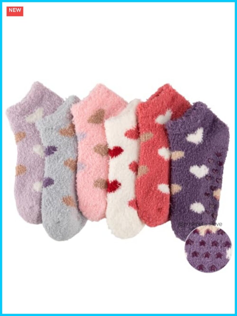 Fuzzy Slipper Socks with Grips Non Slip Ankle Sleep Hospital Home Cozy